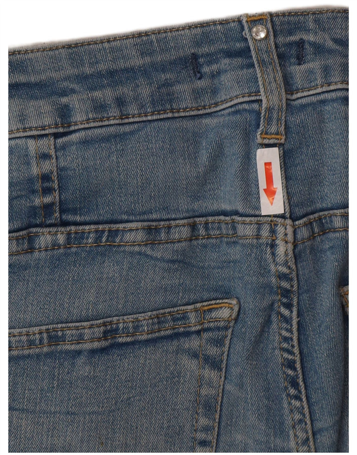 Liu Jo ženske uske traperice W28 L27 plave geometrijske boje