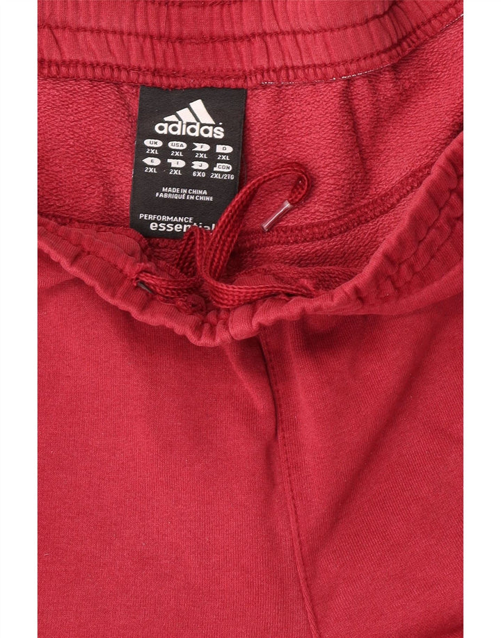 ADIDAS muške trenirke 2XL bordo pamuk