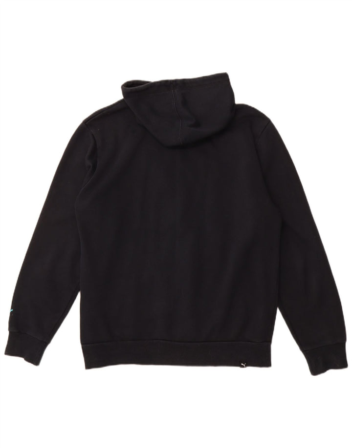 PUMA muški pulover s kapuljačom s patentnim zatvaračem, srednje tamnoplavi pamuk