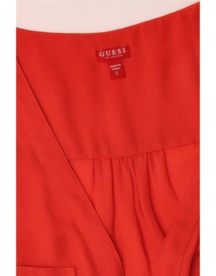 Guess ženski prsluk Top UK 10 mali crveni poliester