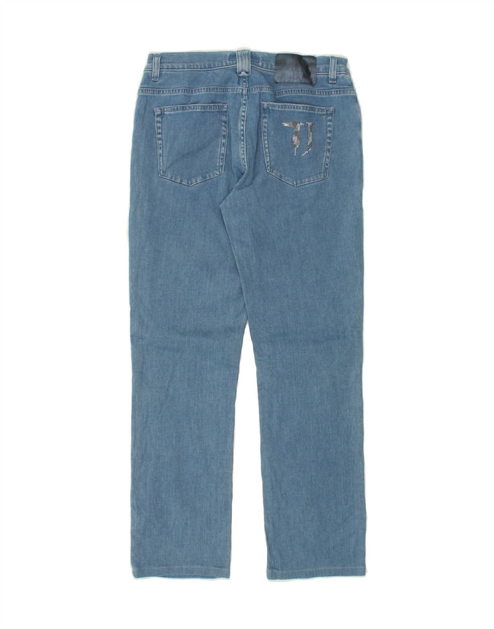 TRUSSARDI Womens Straight Jeans W30 L28  Blue Cotton Vintage Trussardi and Second-Hand Trussardi from Messina Hembry 