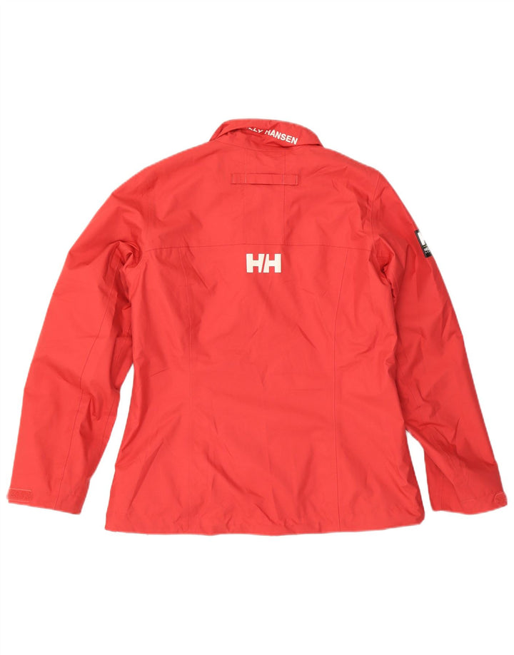 HELLY HANSEN Ženska grafička vjetrovka jakna UK 14 srednje crvena poliester