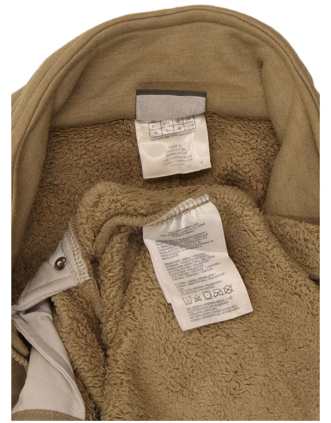 Jack Wolfskin ženska gornja jakna trenirke UK 12/14 srednje bež boje