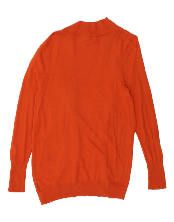 MOSSIMO Womens Open Cardigan Sweater UK 18 XL Orange Nylon Vintage Mossimo and Second-Hand Mossimo from Messina Hembry 