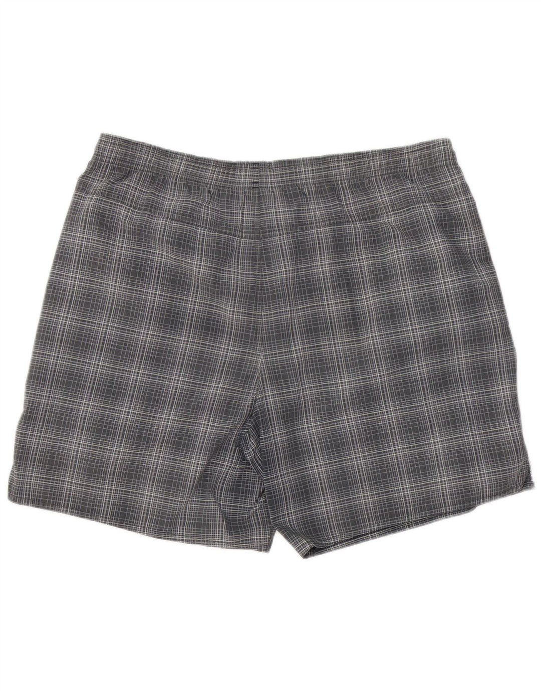 ADIDAS muške kratke hlače za plivanje, veliki sivi karirani poliester