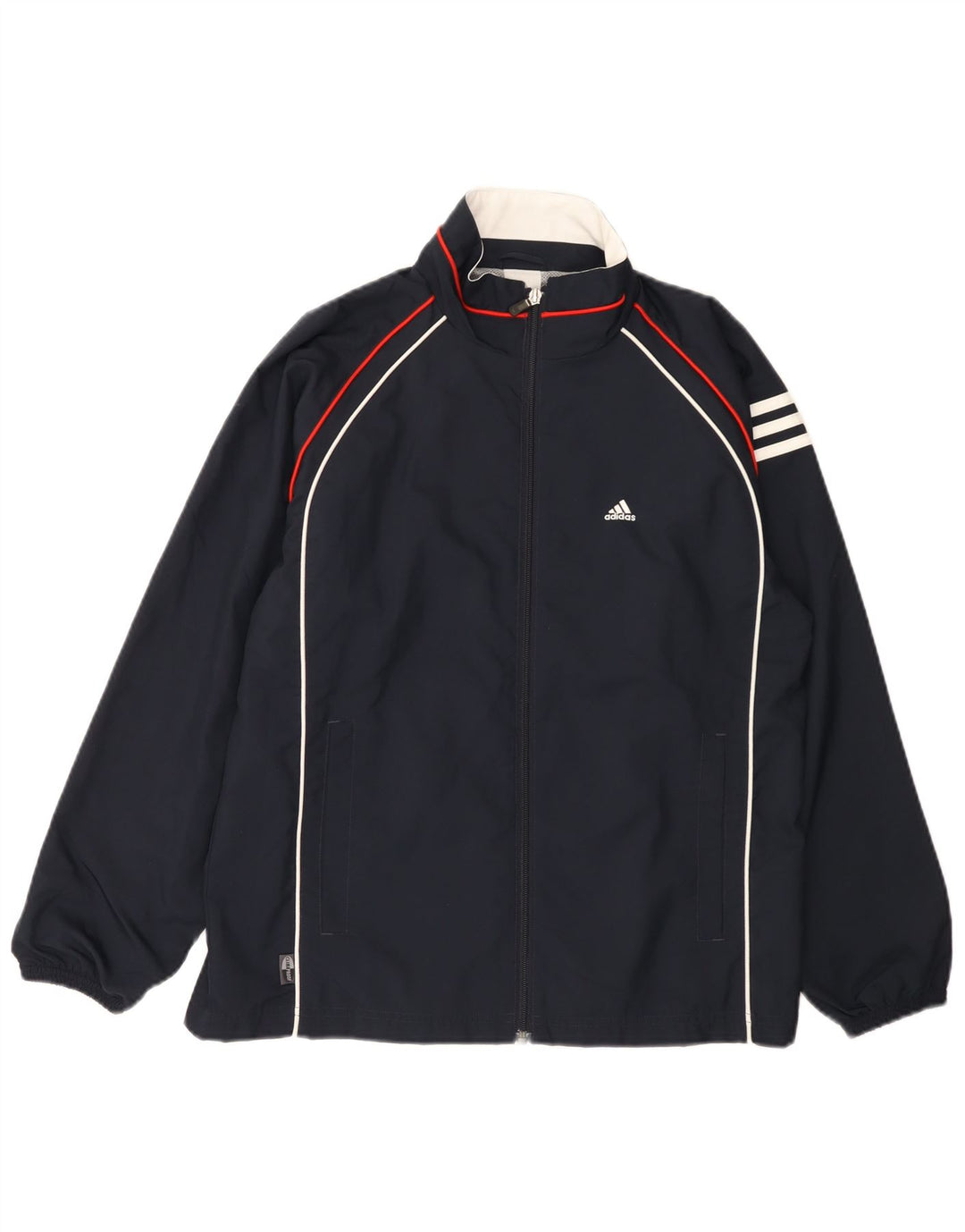 Adidas ženska jakna za kišu otporna na klimatske uvjete UK 12 srednje tamnoplave boje