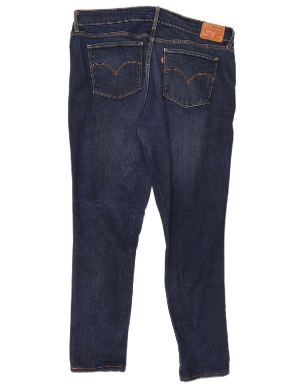 Levi's ženske 711 uske traperice W32 L27 plavi liocel
