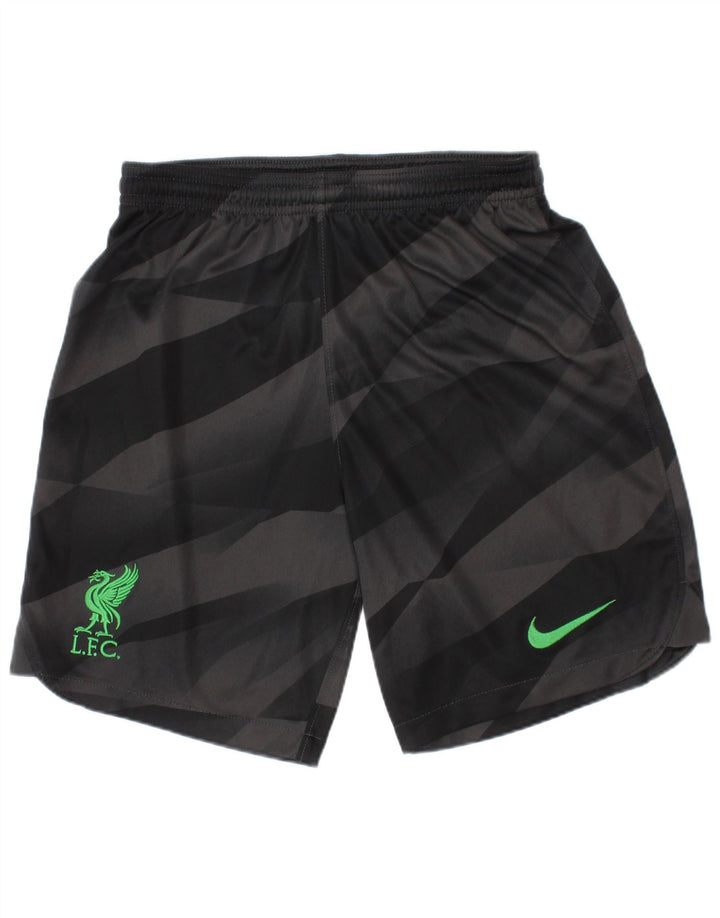 Nike Boys Liverpool Sport Shorts 10-11 Years Medium Gray Tie Dye Poliester