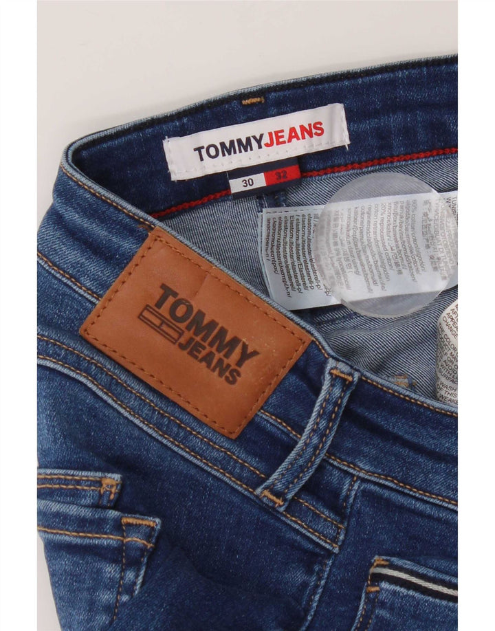 Tommy Hilfiger ženske kapri traperice W30 L18 plavi pamuk