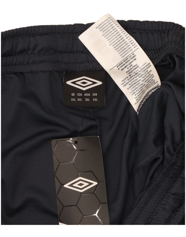 UMBRO muške sportske kratke hlače 2XL tamnoplavi geometrijski poliester
