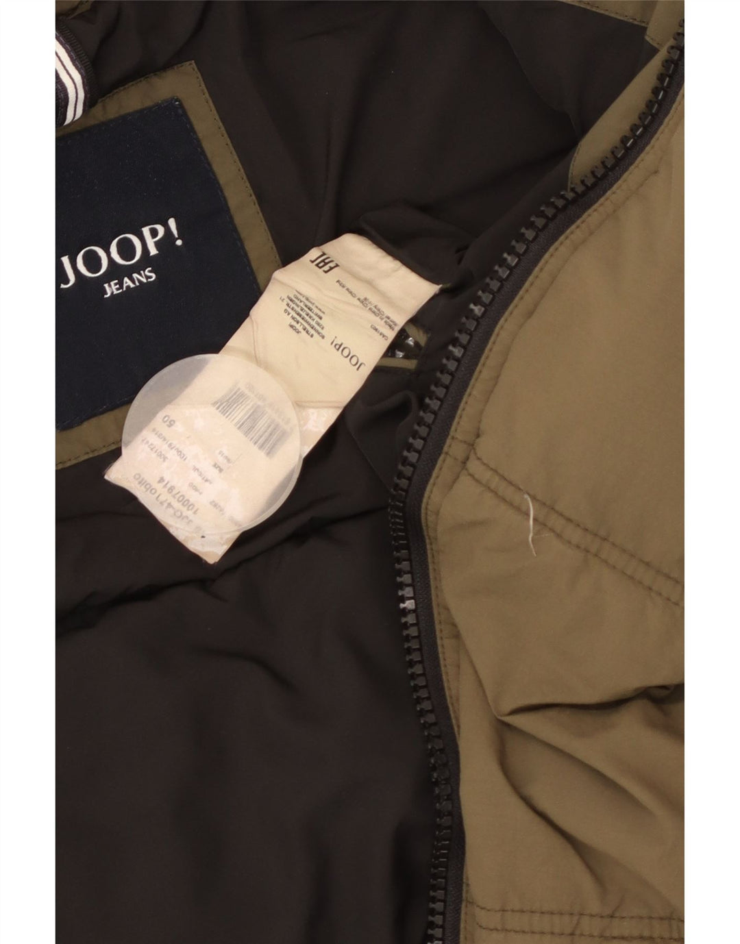 Joop muška podstavljena jakna IT 50 Large kaki
