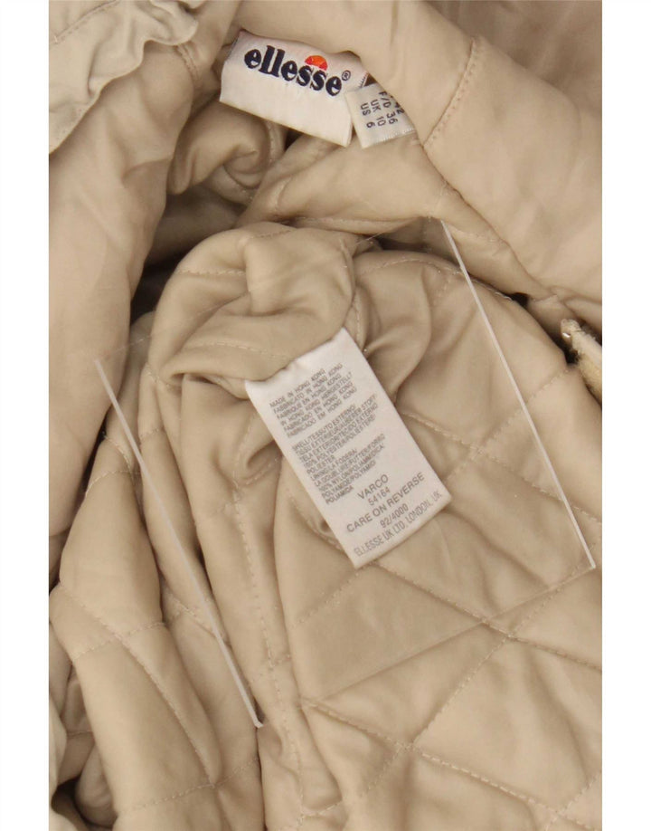 Ellesse ženska velika anorak jakna s kapuljačom UK 10 Mala bež poliester