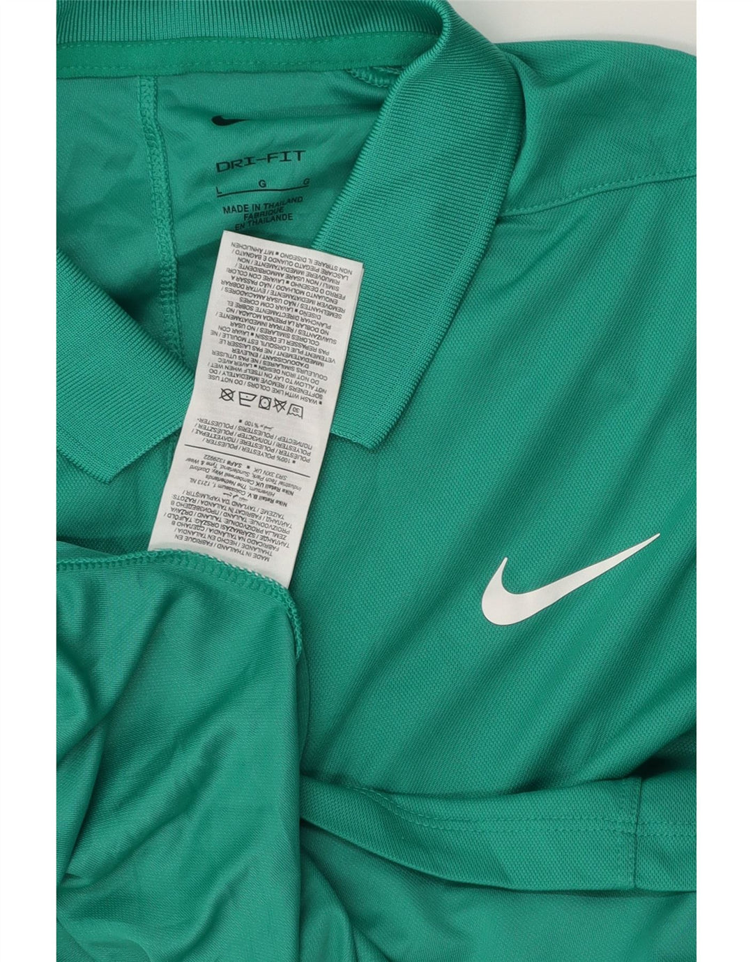 NIKE muška Dri Fit polo majica velika zelena poliester
