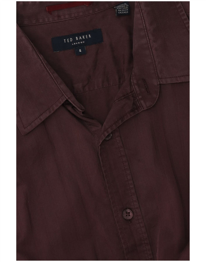 TED BAKER Muška košulja veličine 4 velika tamnocrvena