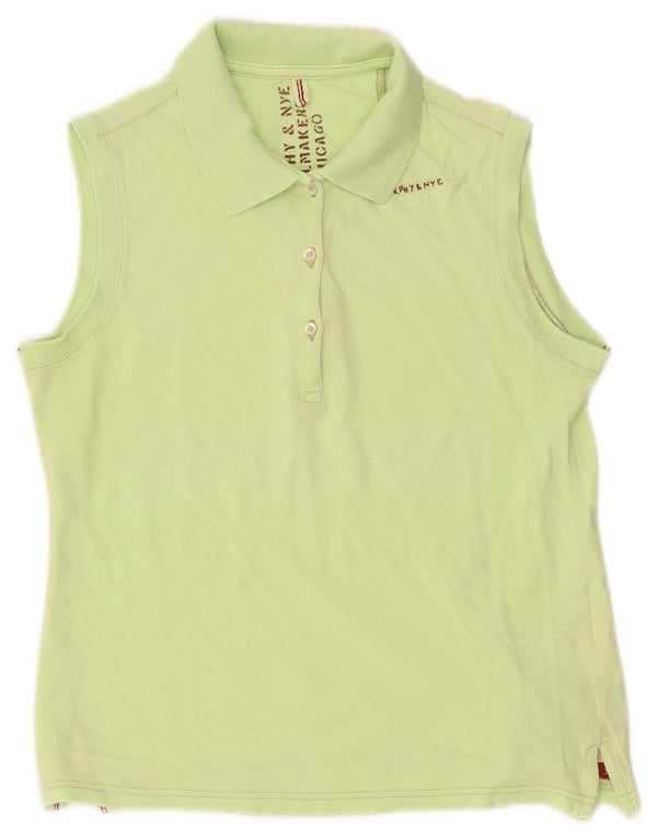 Murphy & Nye Ženska polo majica bez rukava UK 10 Mala zelena pamuk