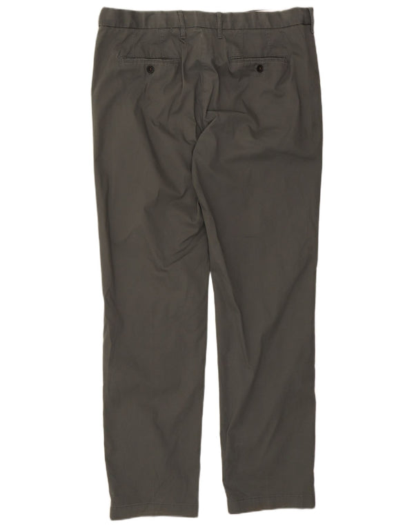Marks & Spencer muške chino hlače standardnog kroja W38 L32 Zeleni pamuk