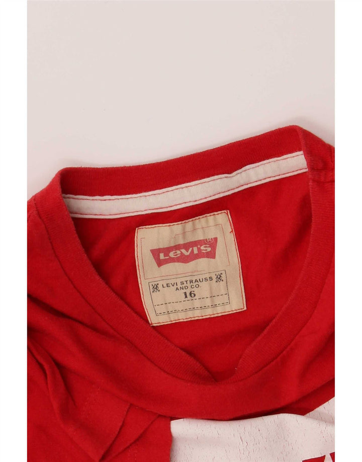 Majica kratkih rukava Levi's Boys Graphic T-Shirt 15-16 Years Red