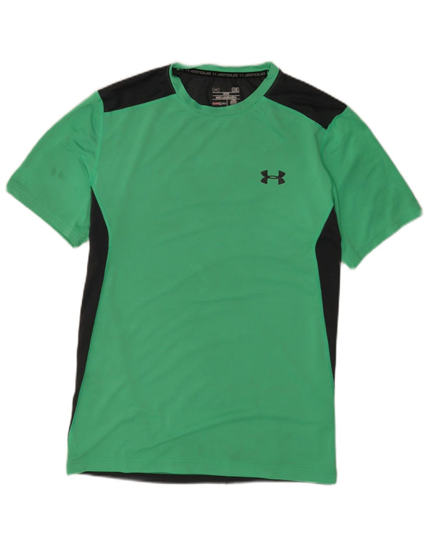 Under Armour muška majica Heat Gear Top srednje zelene boje od poliestera
