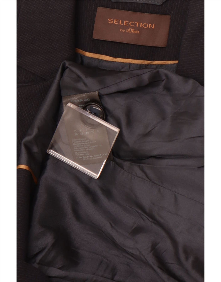 S.OLIVER Ženska jakna sa 2 gumba UK 10 Mala tamnoplava pruga