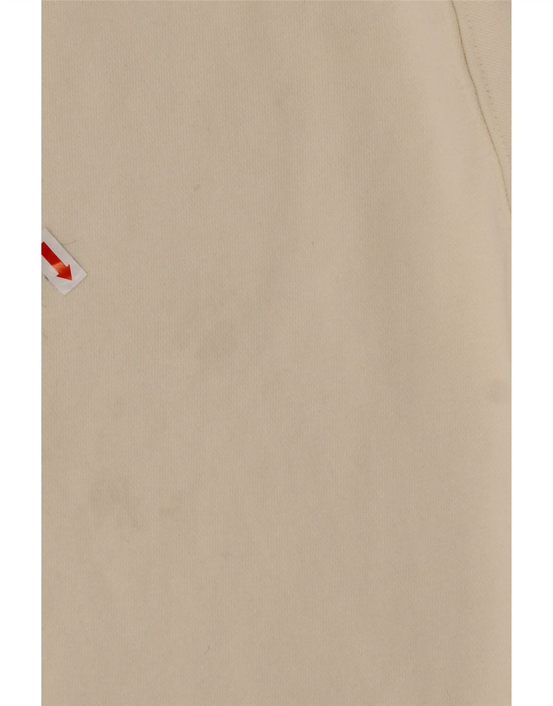 REEBOK Muška dukserica s izrezom i patentnim zatvaračem, srednje bijelog pamuka