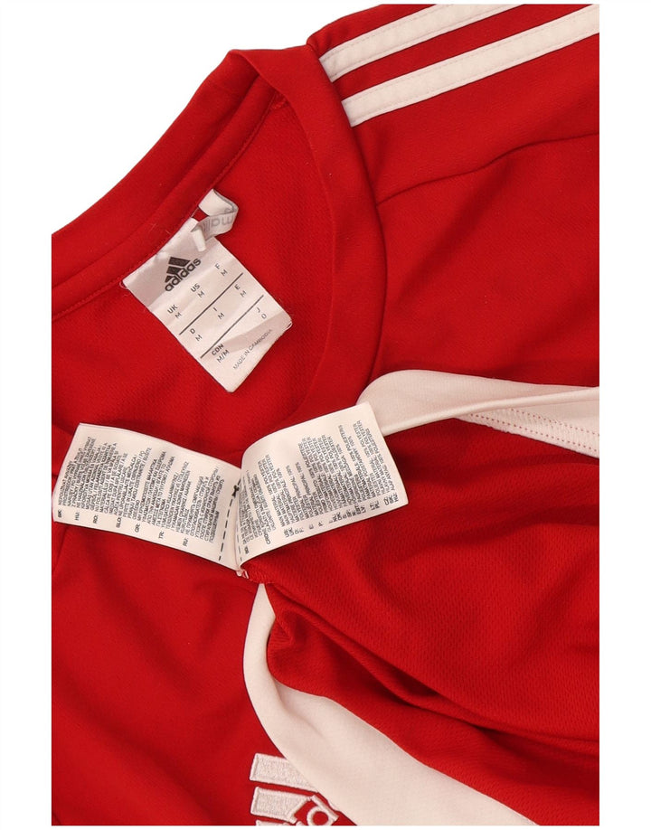 Adidas muška Climalite majica kratkih rukava Medium Red Colourblock Poliester