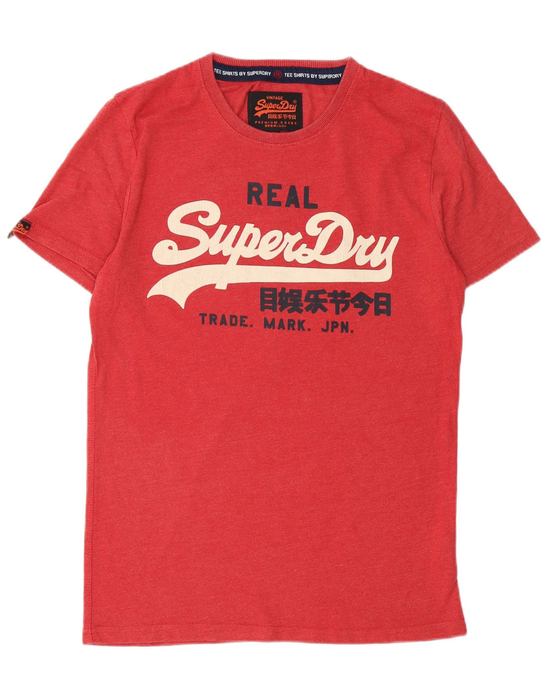 SUPERDRY muška majica kratkih rukava srednje veličine, crveni pamuk