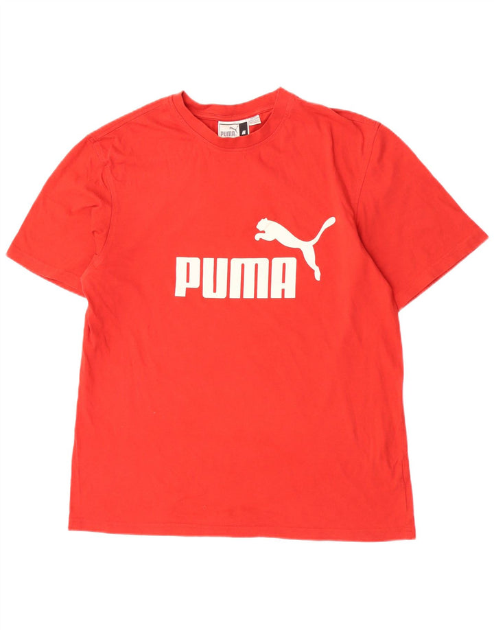 Puma muška grafička majica srednje crvene boje
