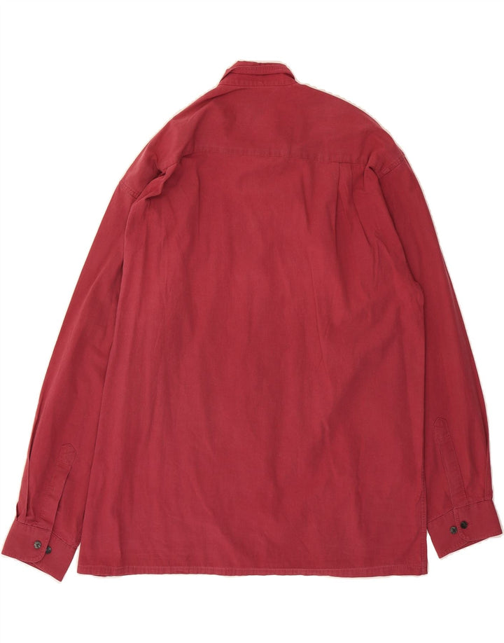 HATICO Mens Shirt Medium Red Cotton Vintage Hatico and Second-Hand Hatico from Messina Hembry 