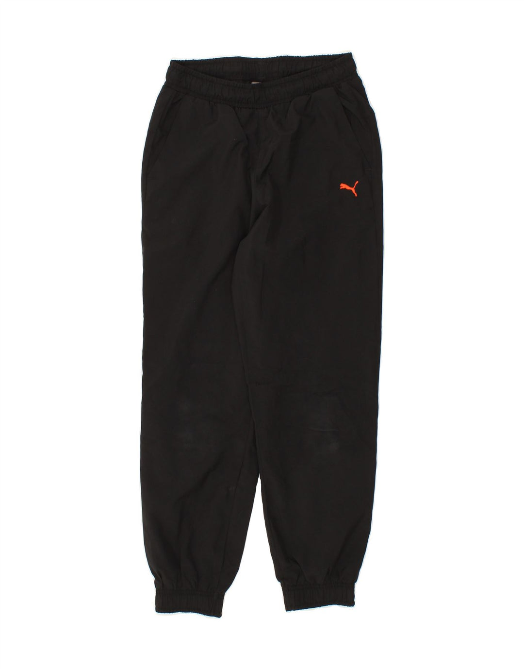 PUMA Boys Tracksuit Trousers Joggers 11-12 Years  Black Polyester Vintage Puma and Second-Hand Puma from Messina Hembry 