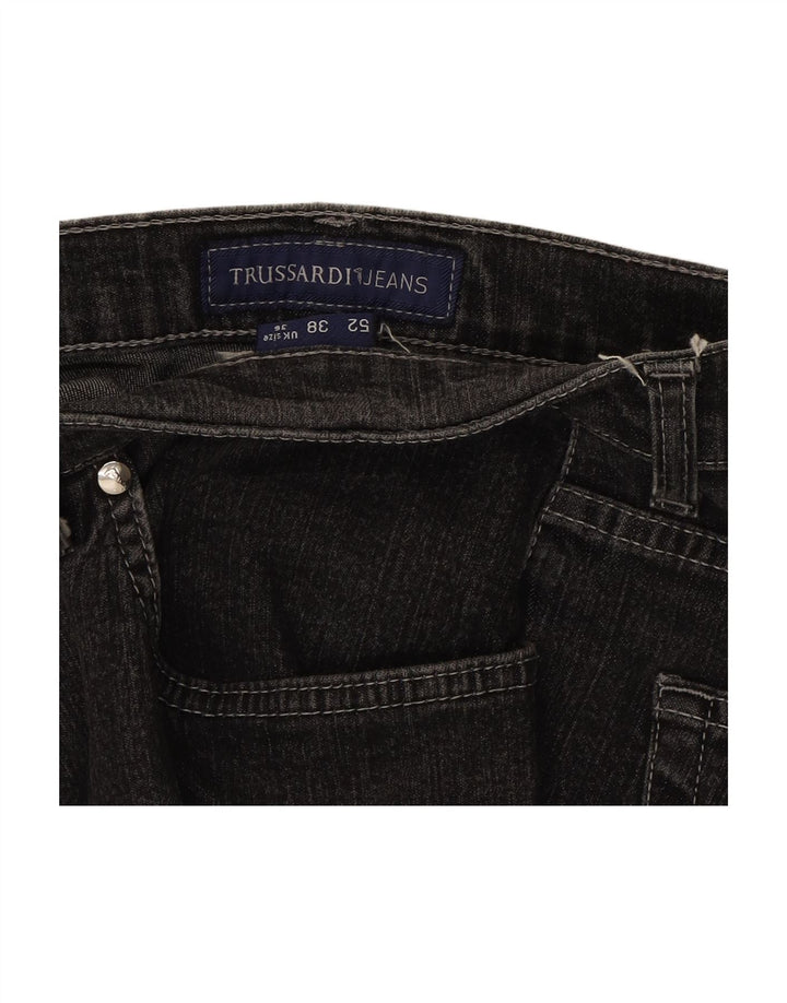 TRUSSARDI Womens Slim Jeans W36 L26 Black Cotton