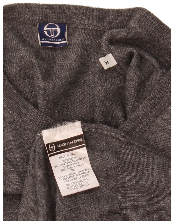 Sergio Tacchini ženski prsluk bez rukava UK 14 srednje siva vuna