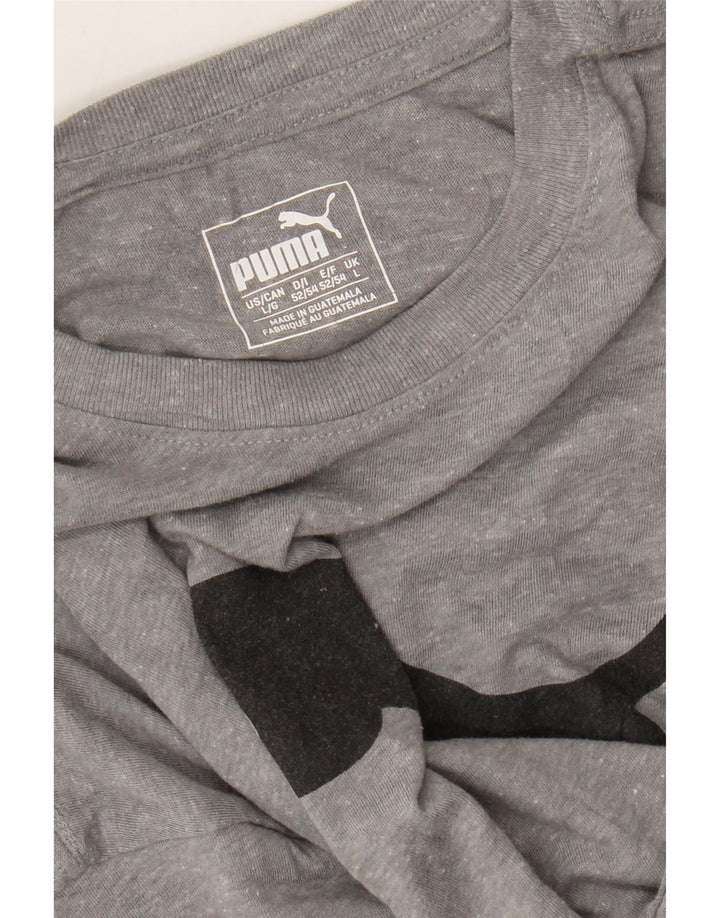 PUMA Muška majica kratkih rukava s grafičkim motivima, velike sive mrlje