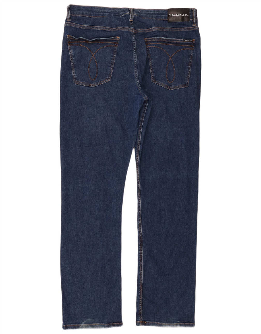 Calvin Klein muške ravne traperice s oskudima IT 48 srednje W38 L33 tamnoplave