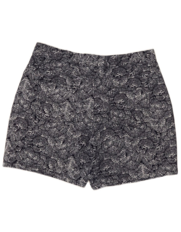 Mountain Warehouse Ženske kratke hlače Chino UK 10 Male W30 Plavi cvjetni pamuk