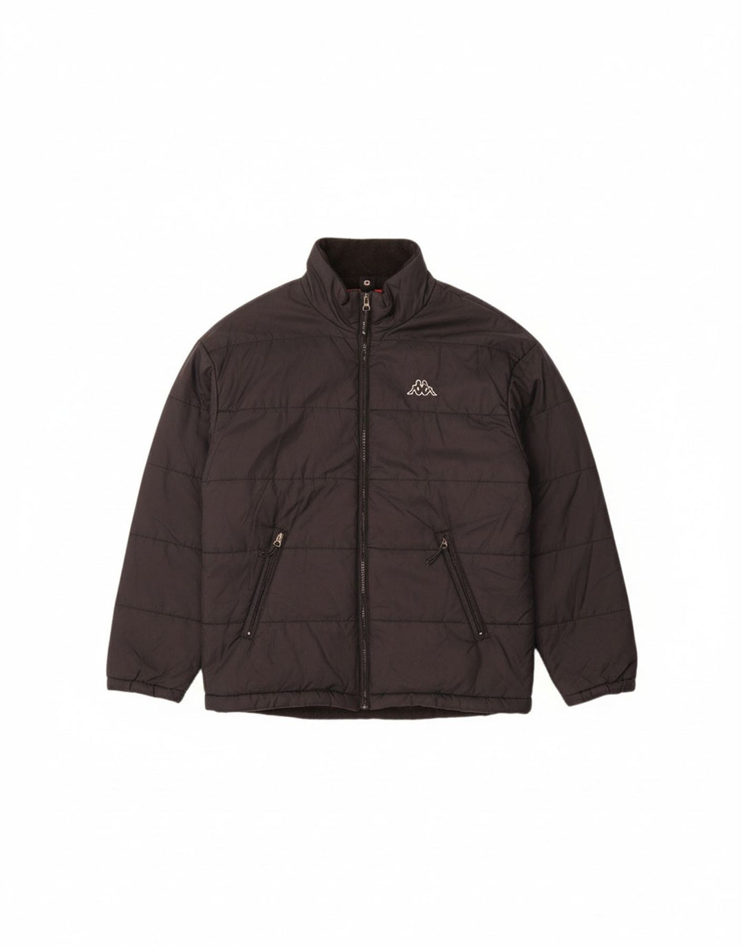 KAPPA Mens Padded Jacket UK 40 Large Black Polyamide Vintage Kappa and Second-Hand Kappa from Messina Hembry 