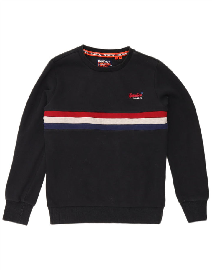 Superdry muški džemper srednjeg tamnoplavog pamuka