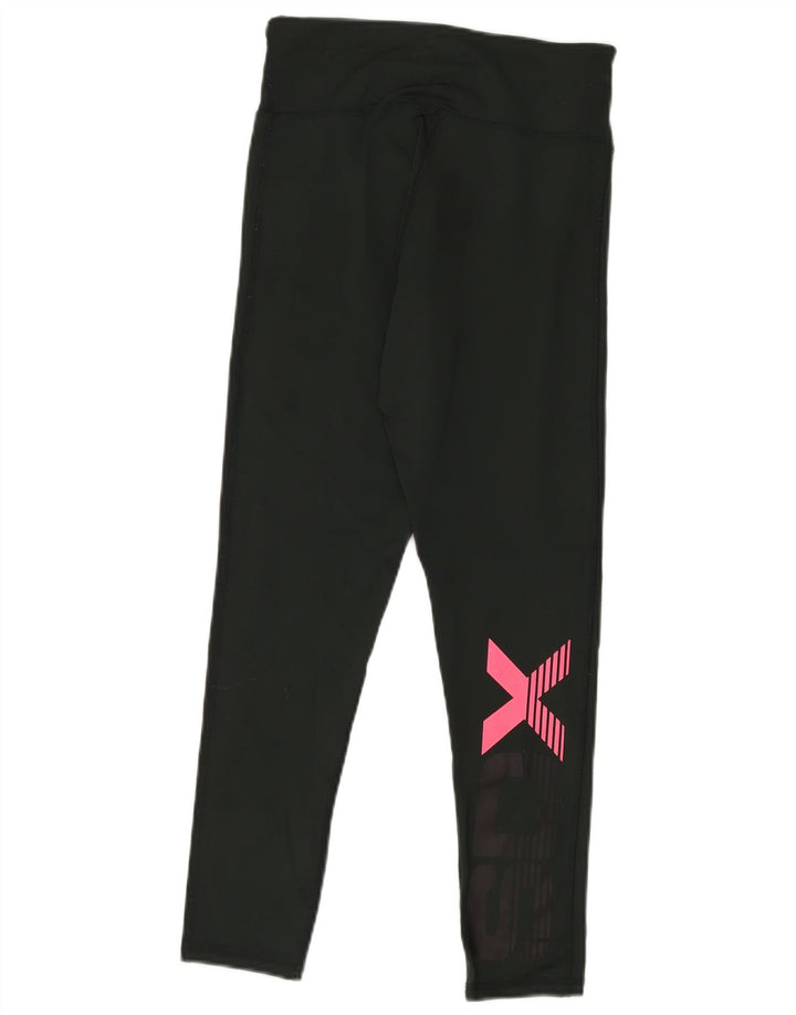 SUPERDRY ženske grafičke tajice UK 10 male zelene poliamidne