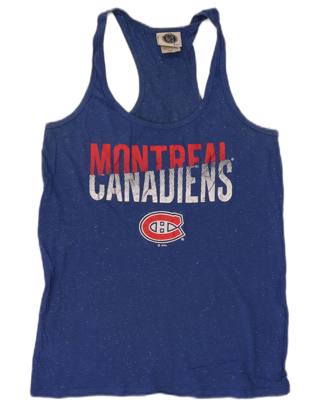 NHL ženski Montreal Canadiens grafički prsluk Top UK 10 Small Blue Flecked