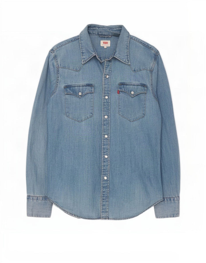 Levi's muška traper košulja XS plava