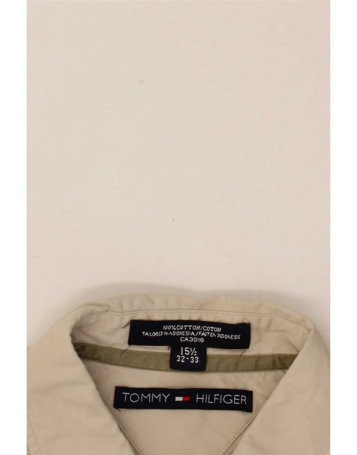 Tommy Hilfiger muška košulja veličina 15 1/2 srednje bež pamuk