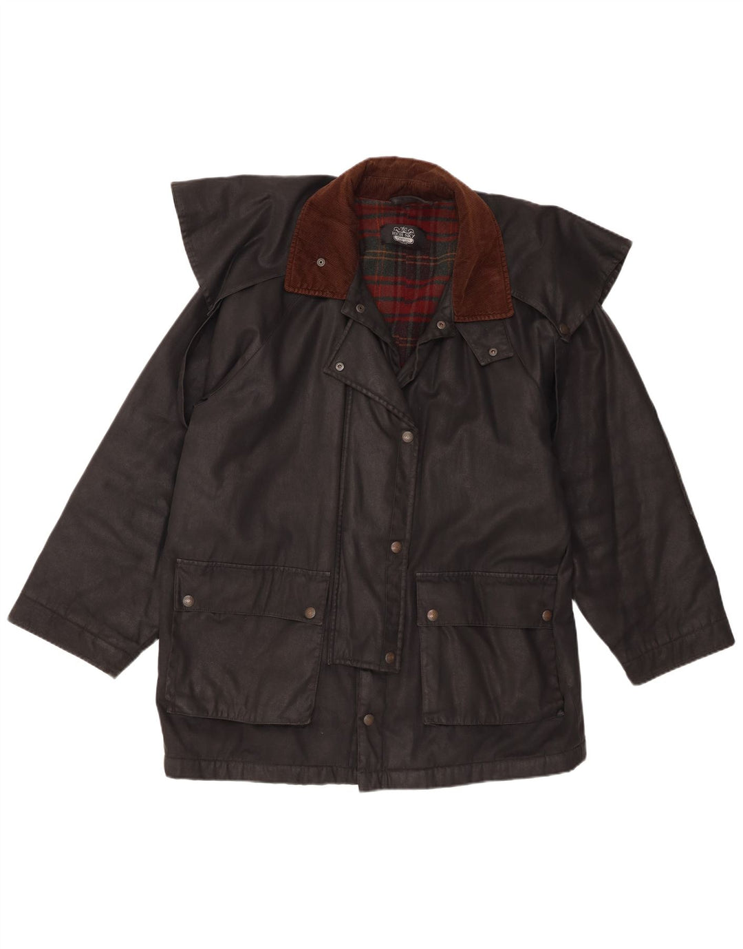 High Sky ženski kaput od voštanog pamuka UK 18 XL crni