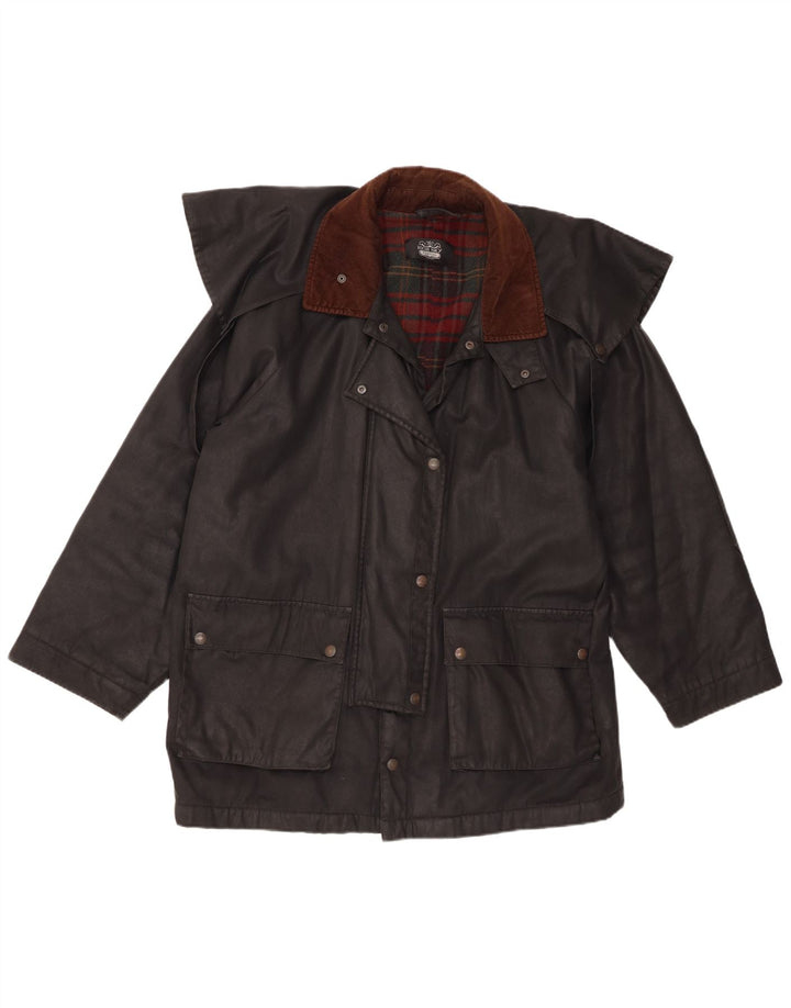 High Sky ženski kaput od voštanog pamuka UK 18 XL crni