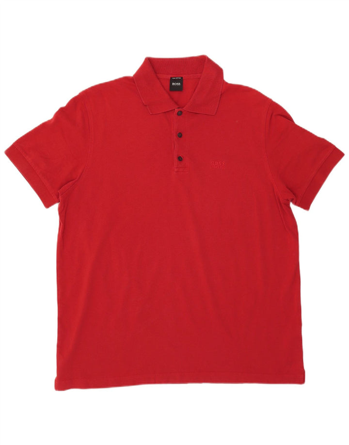Hugo Boss muška polo majica XL crvena pamuk