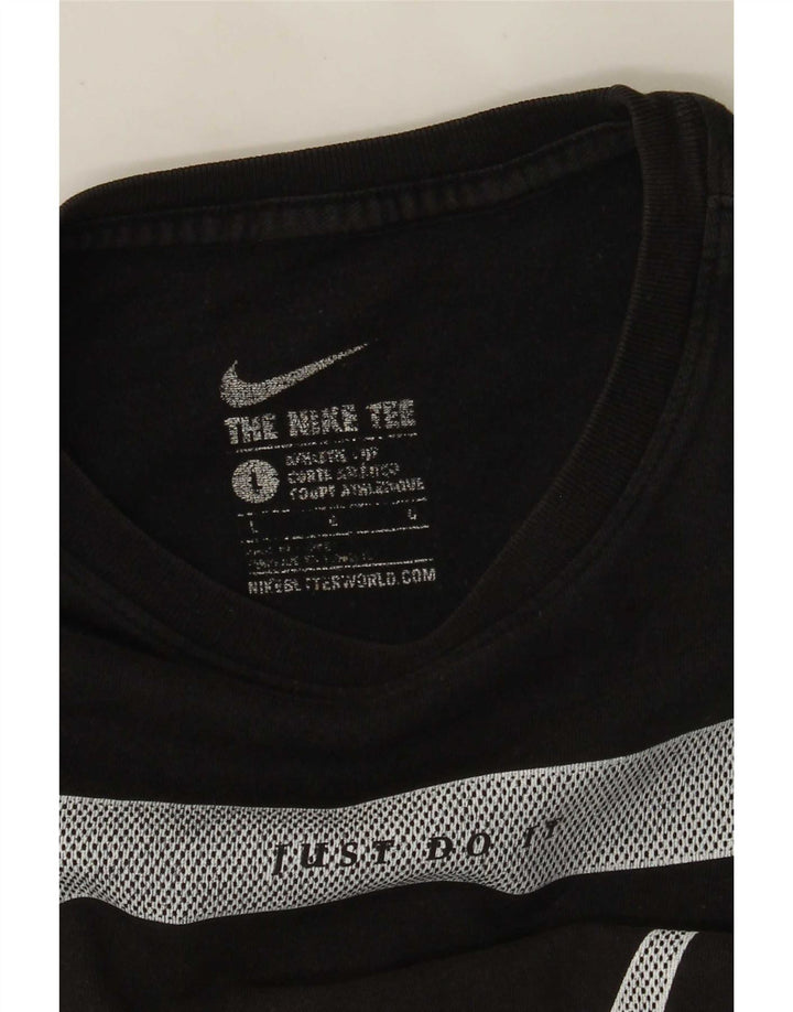 Nike muška majica s grafičkim motivima velika crna boja