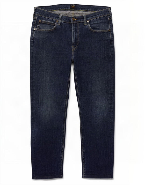 Lee Mens Luke Slim Jeans W32 L26 Plavi pamuk