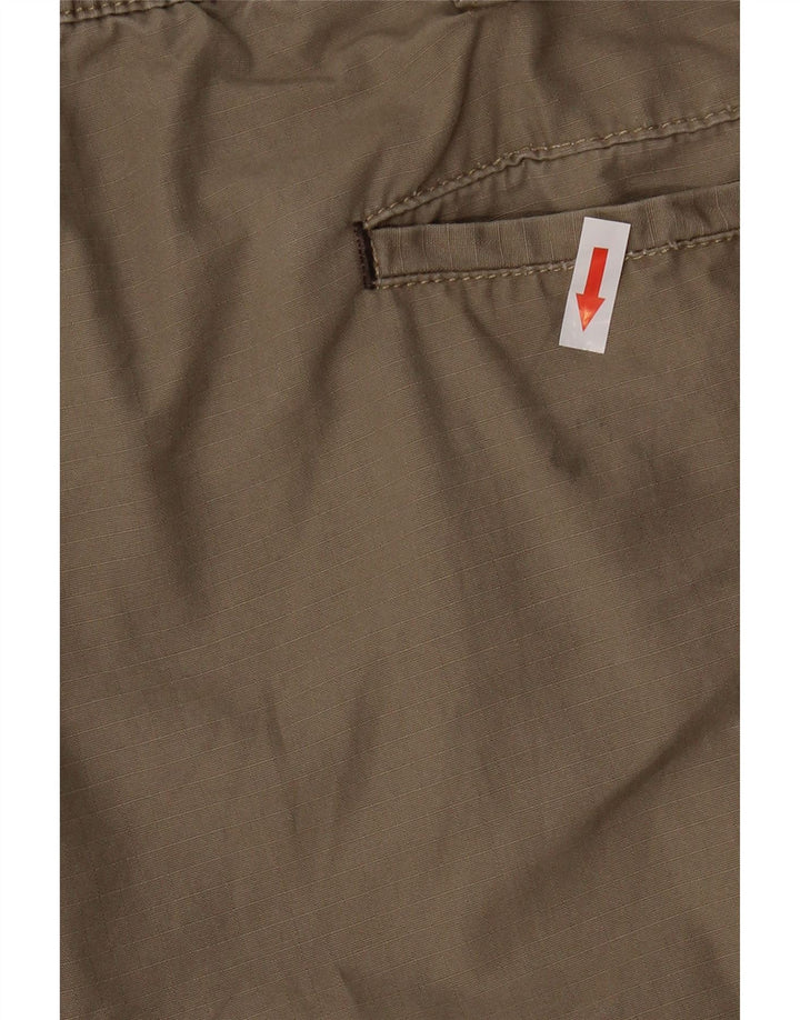 Wrangler muške kargo kratke hlače W44 2XL smeđi pamuk