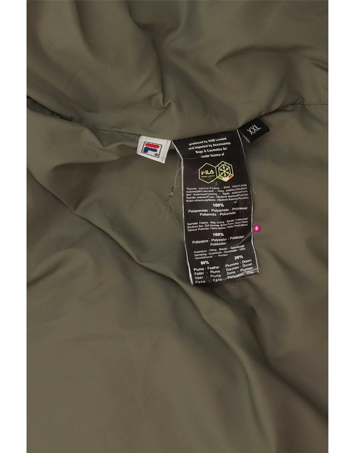 Fila muška podstavljena jakna UK 44 2XL zeleni poliester