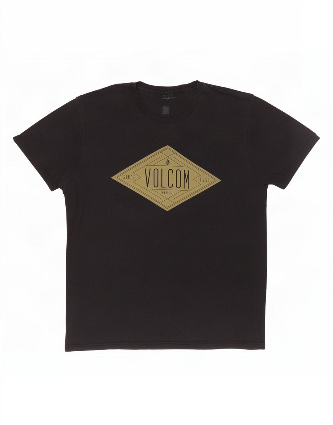 Volcom muška majica s grafičkim motivima, veliki crni pamuk