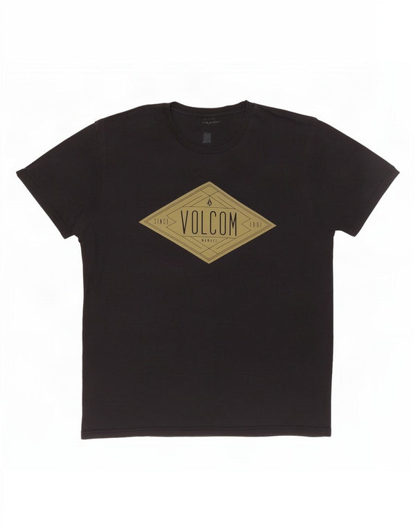 Volcom muška majica s grafičkim motivima, veliki crni pamuk