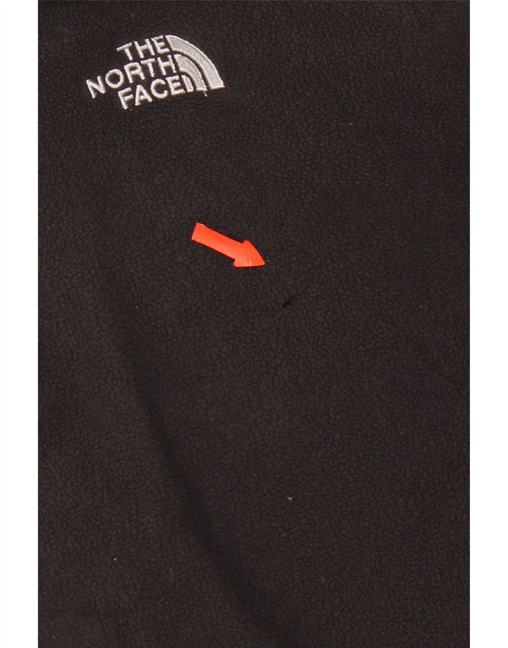 The North Face muški džemper od flisa s patentnim izrezom, veliki crni poliester